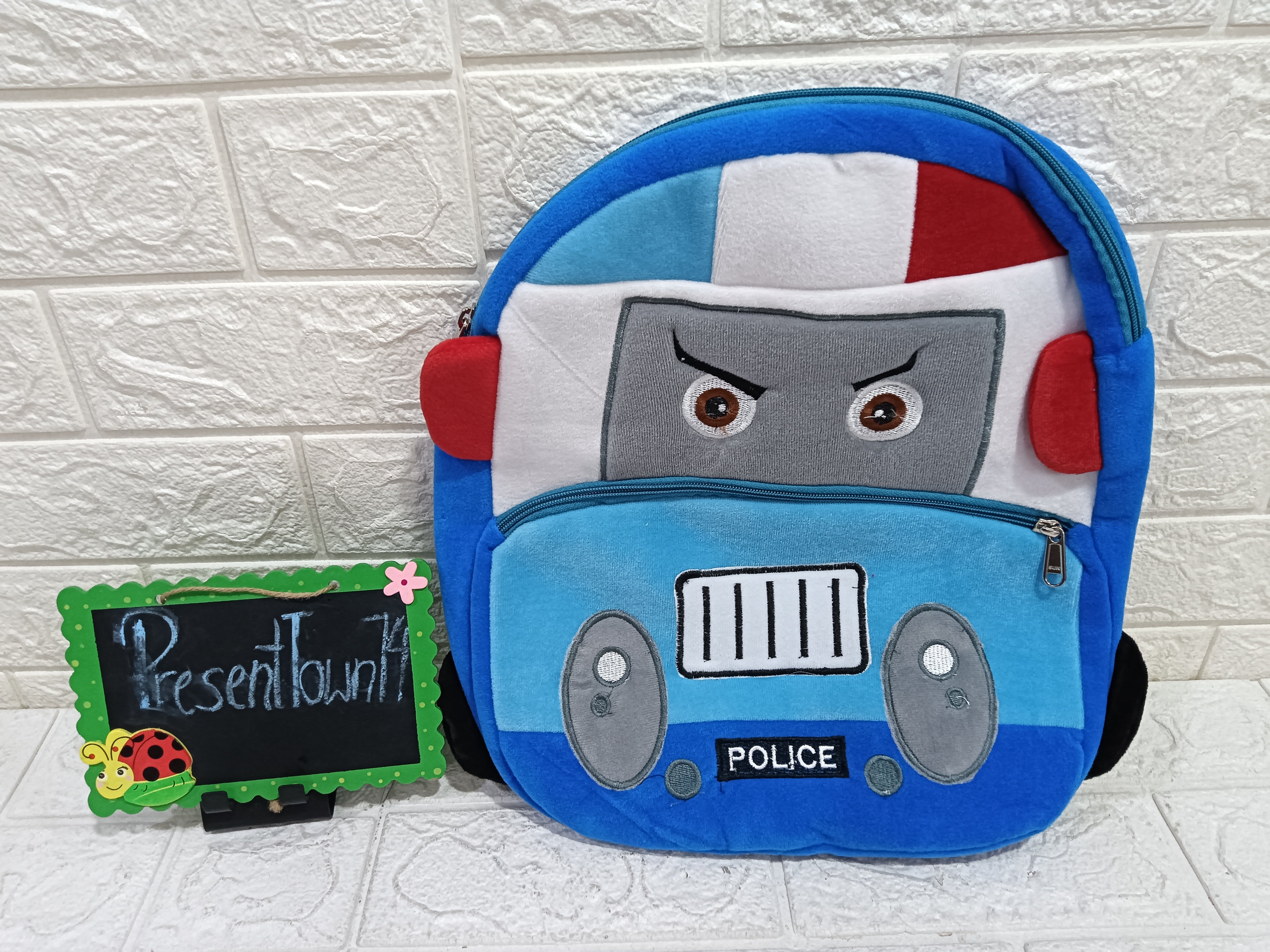 Plush Car Cartoon Backpack